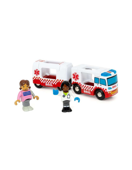 BRIO Camion Ambulance - Véhicule de secours interactif