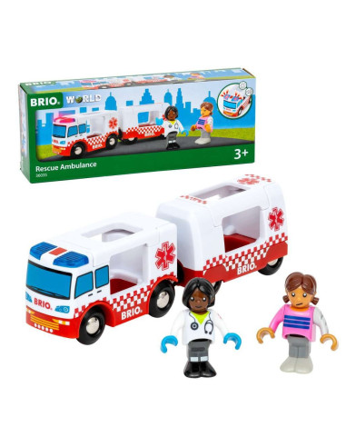 BRIO Camion Ambulance - Véhicule de secours interactif