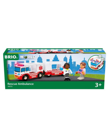 BRIO Camion Ambulance - Véhicule de secours interactif
