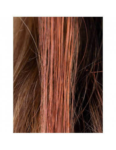 Mascara cheveux orange