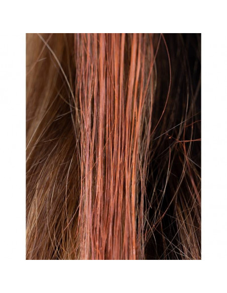 Mascara cheveux orange