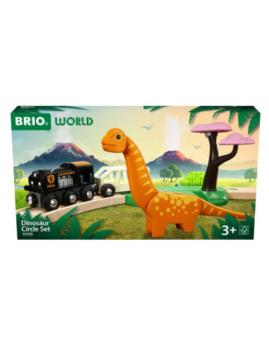 BRIO Circuit Dinosaure - Kit complet 12 pièces