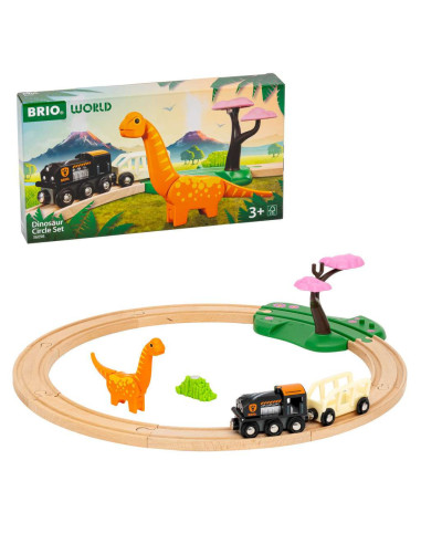 BRIO Circuit Dinosaure - Kit complet 12 pièces