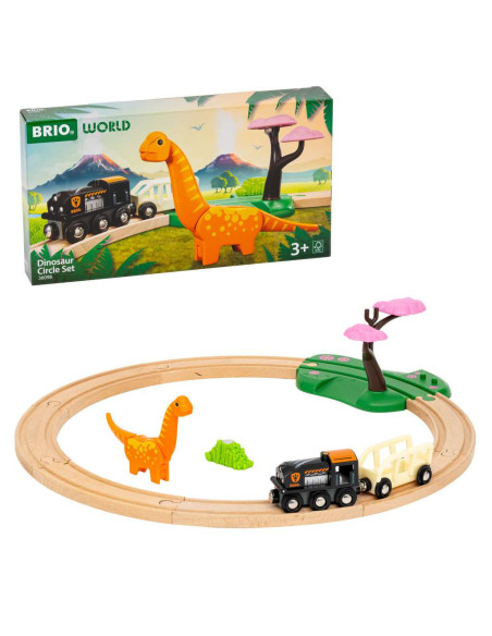 BRIO Circuit Dinosaure - Kit complet 12 pièces