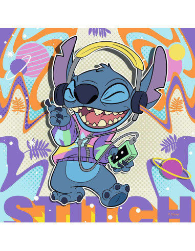 Ravensburger - Puzzles 3x49 pièces - Jouer toute la journée Disney Stitch 
