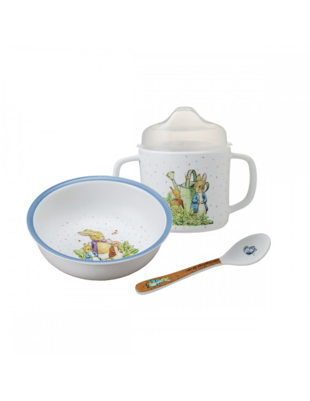 Coffret cadeau 3 pièces pierre lapin