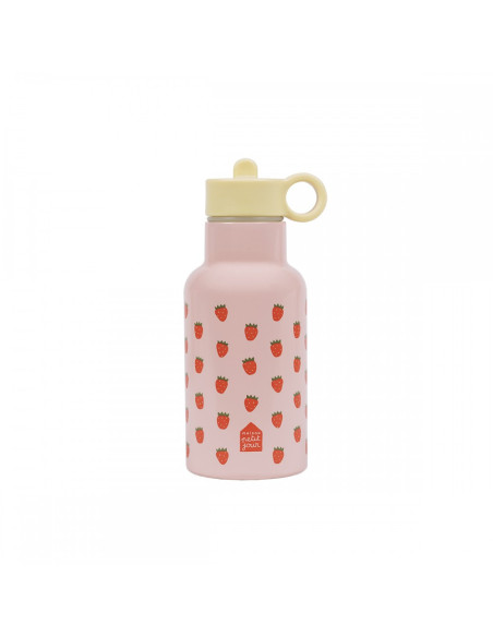 Petite gourde isotherme les fraises  (0.35l)