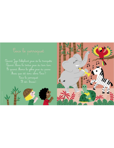 Mes premières chansons au drôle de zoo
