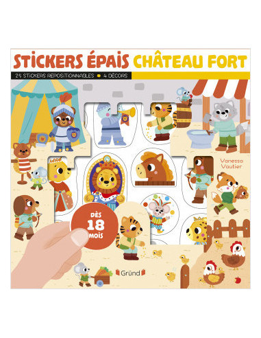 Stickers epais - chateau fort