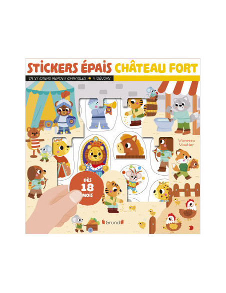 Stickers epais - chateau fort