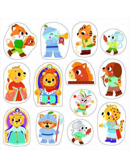 Stickers epais - chateau fort