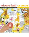Stickers epais - la savane