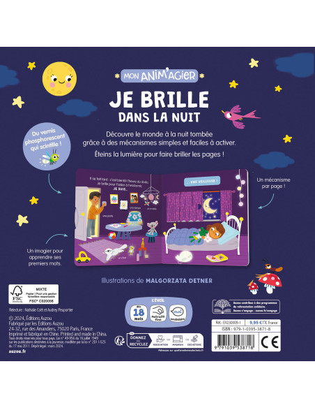 Mon anim'agier - je brille dans la nuit