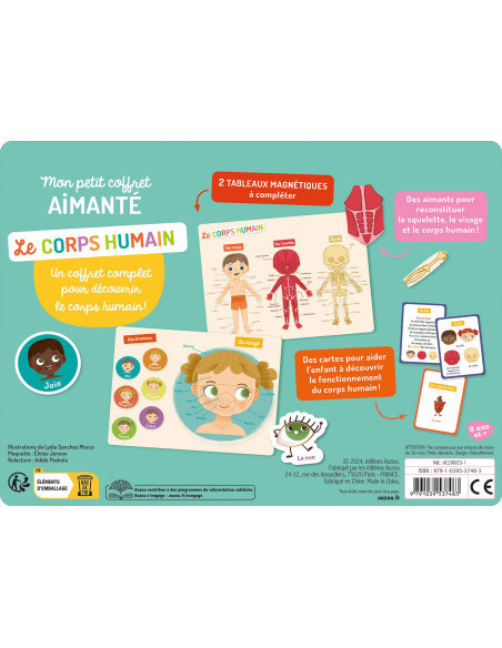 Mon petit coffret aimanté - le corps humain