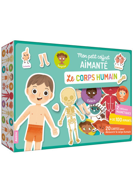 Mon petit coffret aimanté - le corps humain