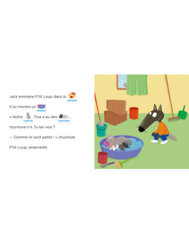 Je lis avec toi - p'tit loup aime les bébés animaux