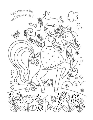 Mes planches d'artiste a colorier - merveilleuses princesses