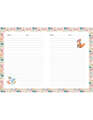 Ma papeterie créative - mon carnet secret ultrapailleté
