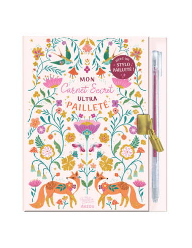 Ma papeterie créative - mon carnet secret ultrapailleté