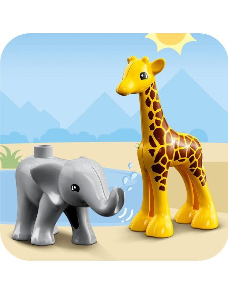 Lego duplo ma ville 10971 - animaux sauvages d’afrique
