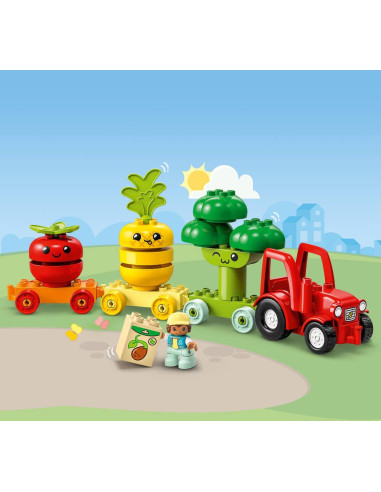 Lego duplo 10982 - le tracteur des fruits et legumes