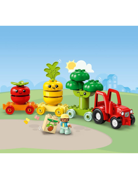 Lego duplo 10982 - le tracteur des fruits et legumes