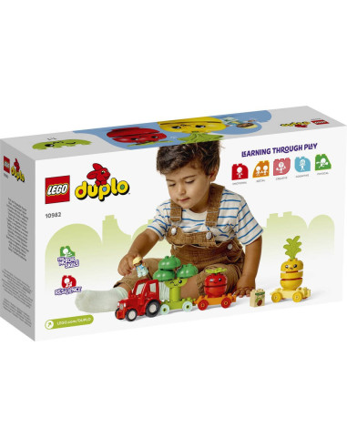 Lego duplo 10982 - le tracteur des fruits et legumes