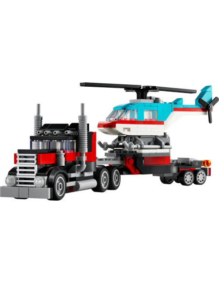 LEGO Creator 3-en-1 Transport - Camion et Hélicoptère