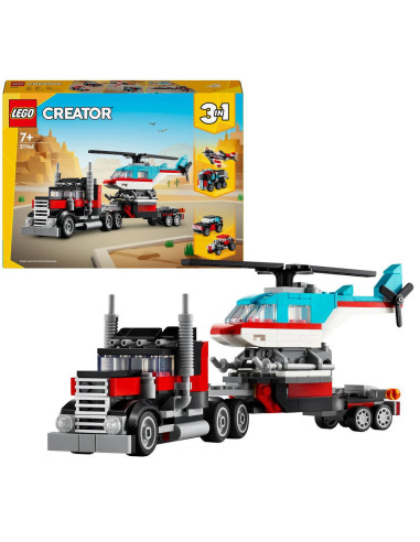 LEGO Creator 3-en-1 Transport - Camion et Hélicoptère