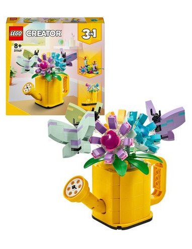 LEGO Creator 3-en-1 Fleurs et Arrosoir - Décoration