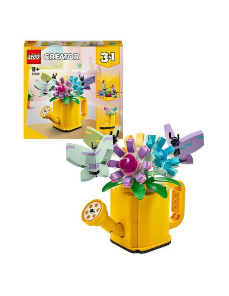 LEGO Creator 3-en-1 Fleurs et Arrosoir - Décoration