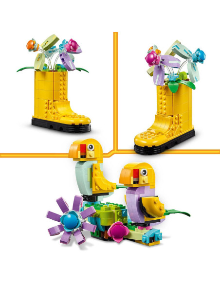 LEGO Creator 3-en-1 Fleurs et Arrosoir - Décoration