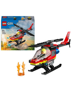 Lego city 60411 - l’helicoptere de secours des pompiers
