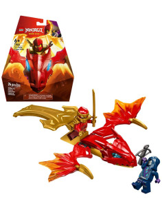 Lego ninjago 71801 - l’attaque du dragon rebelle de kai