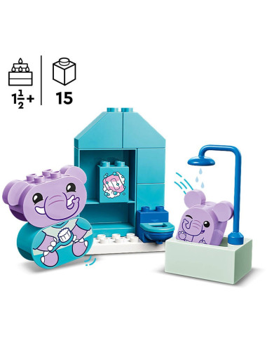 Lego duplo 10413 - mes rituels quotidiens - le bain
