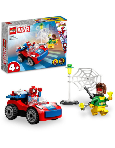 Lego disney marvel 10789 - la voiture de spider-man et docteur octopus