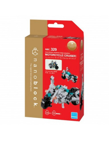 Nanoblock motorcycle (cruiser)