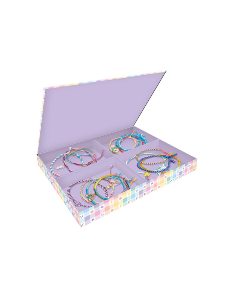 30 bracelets enroules arc-en-ciel - janod