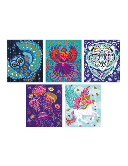 Paillettes & Sables Animaux Scintillants - Janod