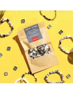 Mélange de perles heishi et de breloques - New-York - La petite épicerie 2
