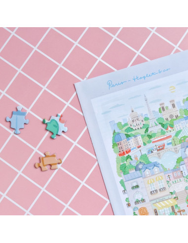 Puzzle Paris par Hoglet&Co - 1000 pièces - La petite épicerie