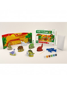 Le monde des dinosaures  Coffret 6 moules 2