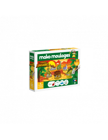Le monde des dinosaures  Coffret 6 moules