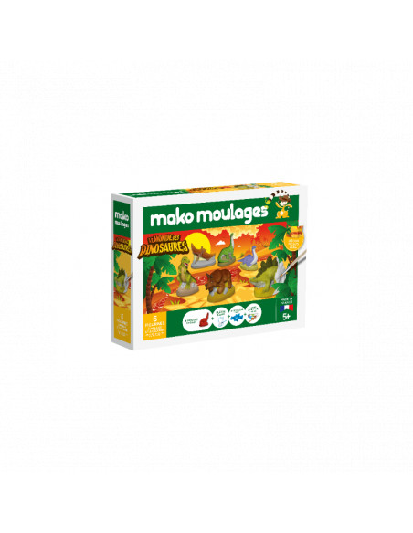 Le monde des dinosaures  Coffret 6 moules
