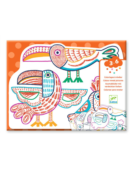Coloriage magique - familles sauvages