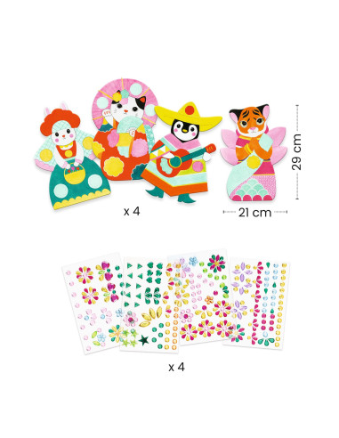 Stickers - brillants - djeco