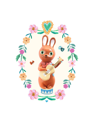 Coffrets boîte a musique - roulotte enchantée - djeco
