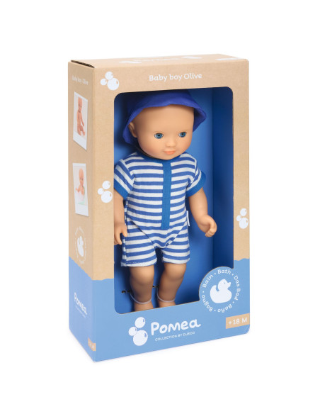 POUPON BAIGNEUR 32 CM - BABY OLIVE