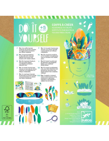 Coiffe diy - rio - djeco
