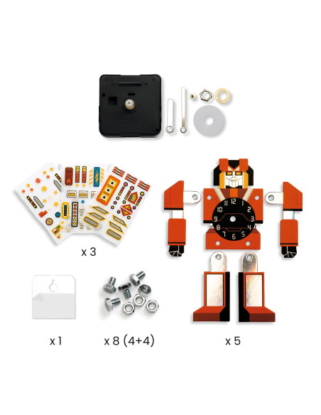 Horloge diy - robotime - djeco